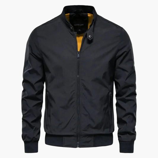 Men's Classic Bomber Jacket Lightweight Stylish Casual Outerwear