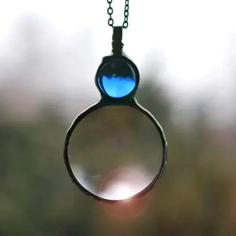 Rachael – Women's Bohemian Necklace with Magnifying Glass