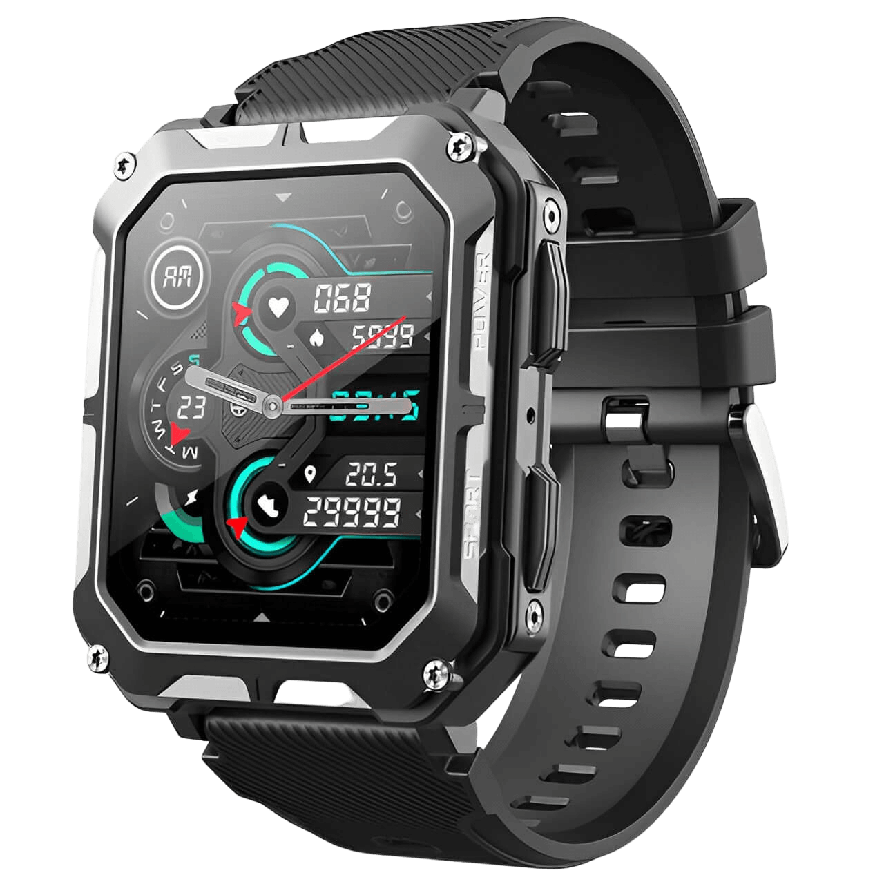 Sean – Men's Waterproof Smartwatch with Advanced Features