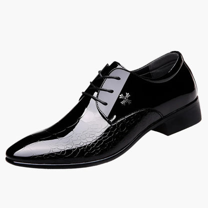 Men's Classic Pointed Toe Oxford Dress Shoes for Formal Occasions