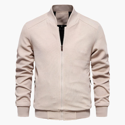 Men's Casual Bomber Jacket Lightweight Streetwear Outerwear