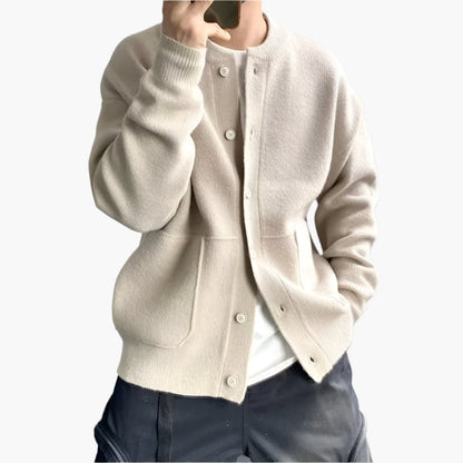 Men's Classic Button Cardigan for Casual and Smart Outfits