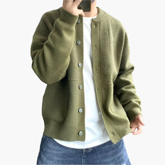 Men's Classic Button Cardigan for Casual and Smart Outfits