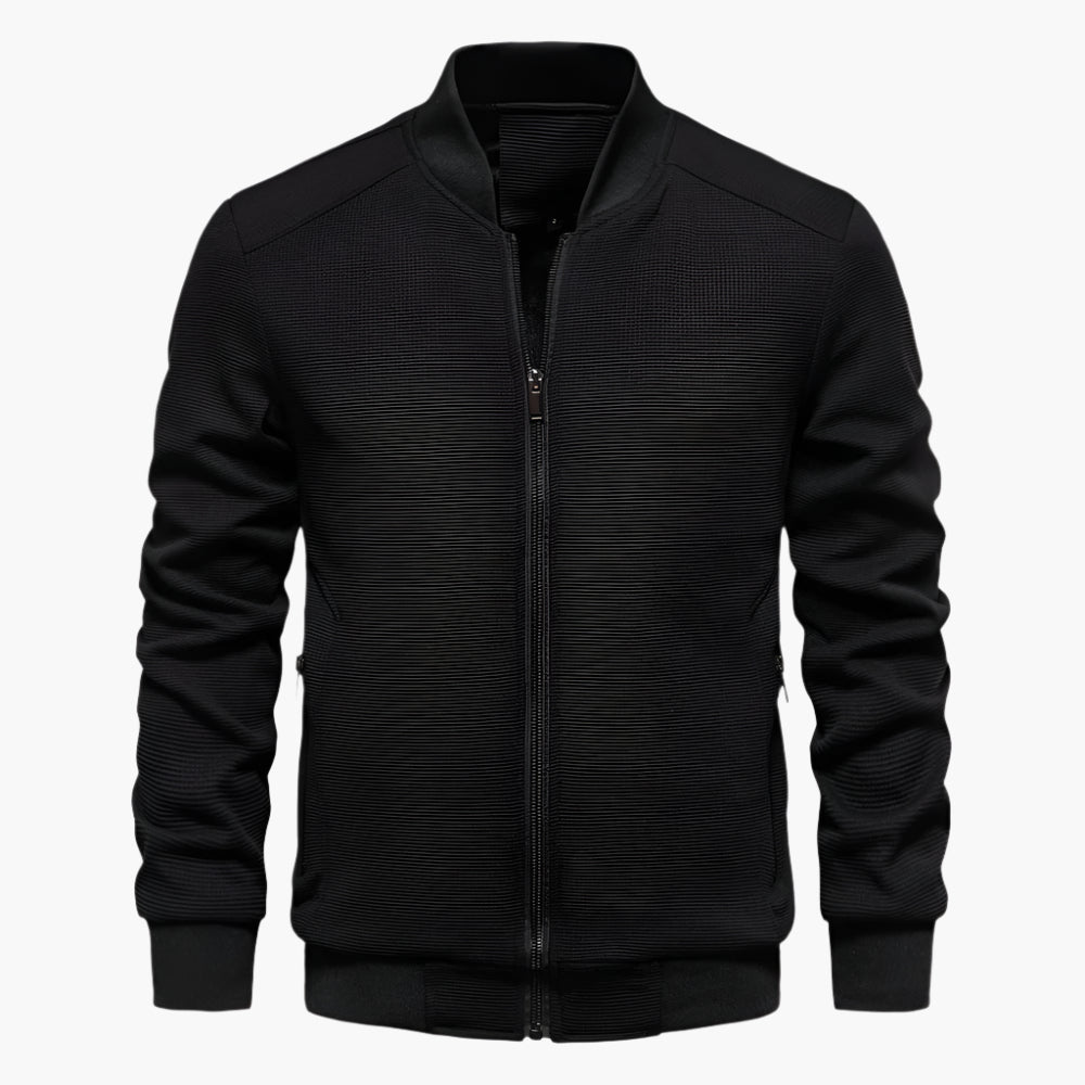 Men's Casual Bomber Jacket Lightweight Streetwear Outerwear