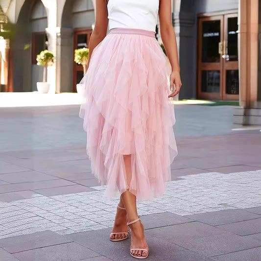 Hayley – Fashionable All-Matching Slimming Mesh Skirt