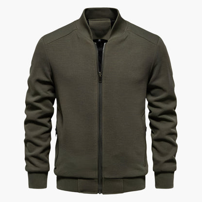 Men's Casual Bomber Jacket Lightweight Streetwear Outerwear