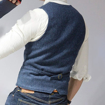 Men's Modern Slim Fit Vest for Effortless Style – Versatile Business & Casual Wear