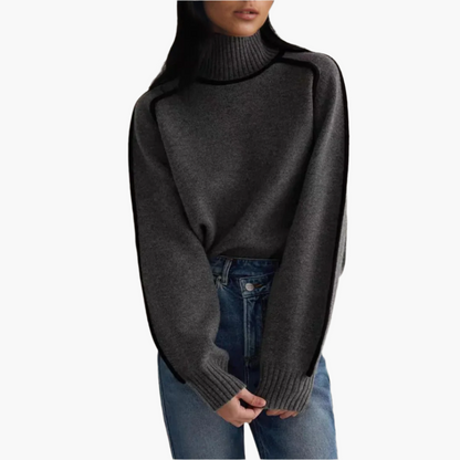 Women's Modern Turtleneck Sweater – Casual Chic Autumn & Winter Essential