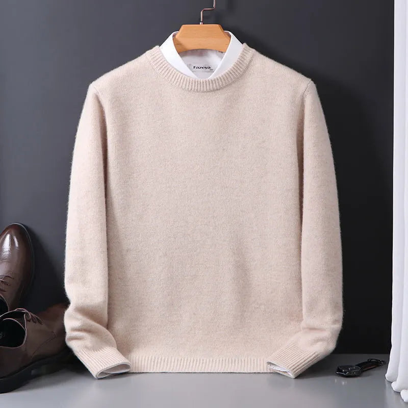 Men's Classic Pullover Sweater – Timeless Business & Casual Style