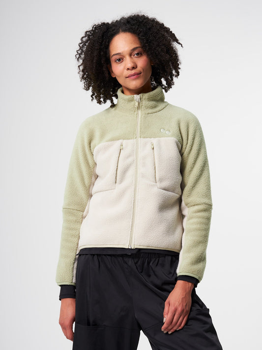 Alice – Women's Fleece Jacket in Tune Olive