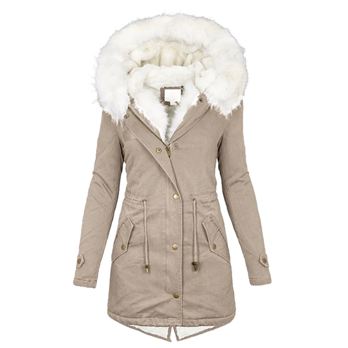 Rachel – Women's Cotton Hooded Long Parka