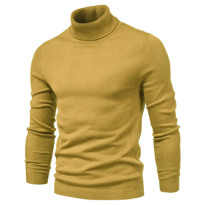 Gilbert – Men's Solid Turtleneck Sweater