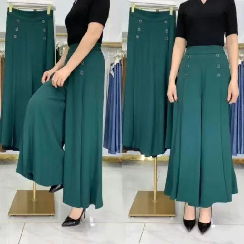 Francesca – Women's Vintage High-Waist Wide-Leg Pants