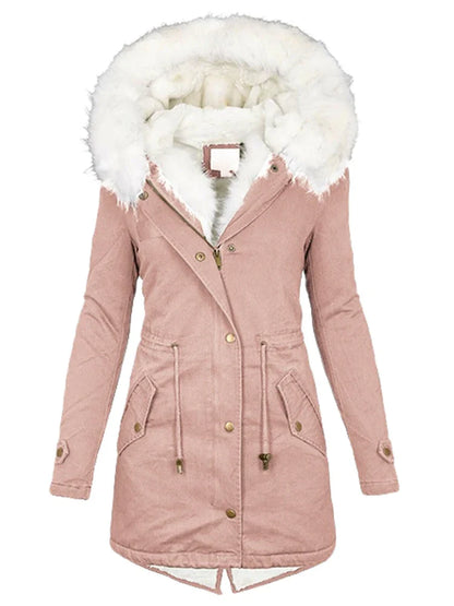 Rachel – Women's Cotton Hooded Long Parka