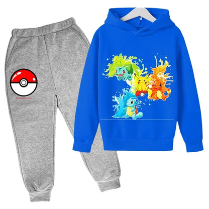 Tracy – Pikachu Kids Hoodie and Pants Set for Maximum Comfort & Style