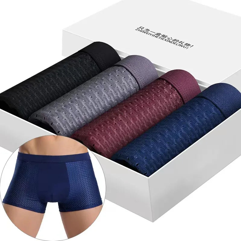 Damon – Men's Breathable Bamboo Boxer Shorts