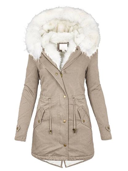 Rachel – Women's Cotton Hooded Long Parka