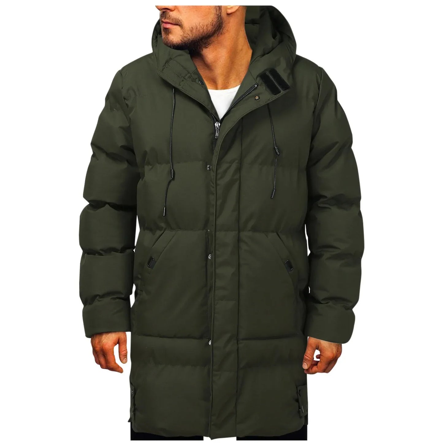 Tommy – Men's Insulated Long Hooded Puffer Jacket