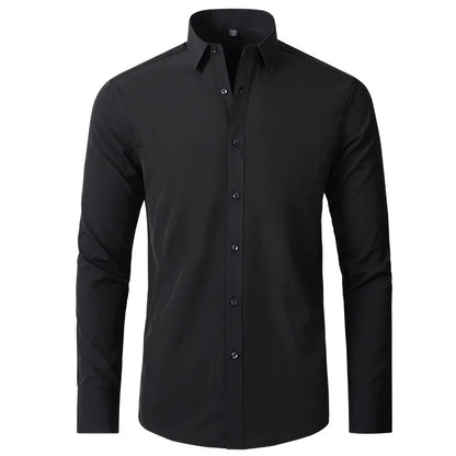 Joel – Men's Stretchable Slim-Fit Dress Shirt