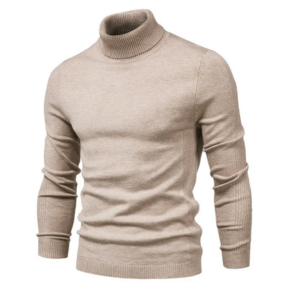 Gilbert – Men's Solid Turtleneck Sweater