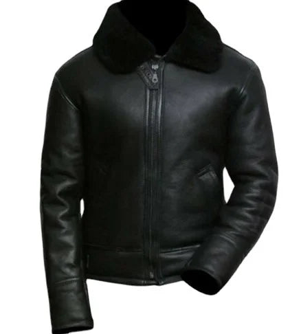 Danny – Men's Vegan Leather Long Sleeve Jacket