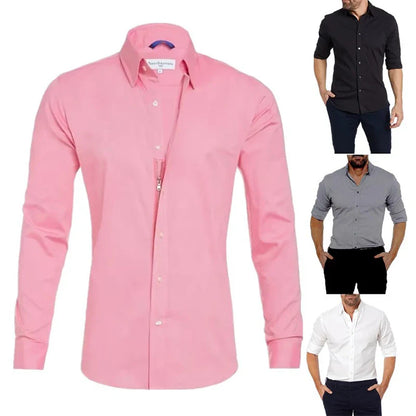 Clive – Men's Casual Slim Cotton Shirt