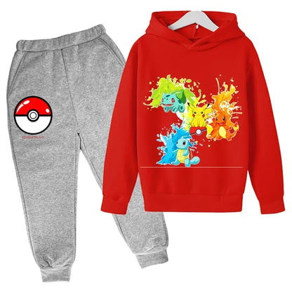 Tracy – Pikachu Kids Hoodie and Pants Set for Maximum Comfort & Style