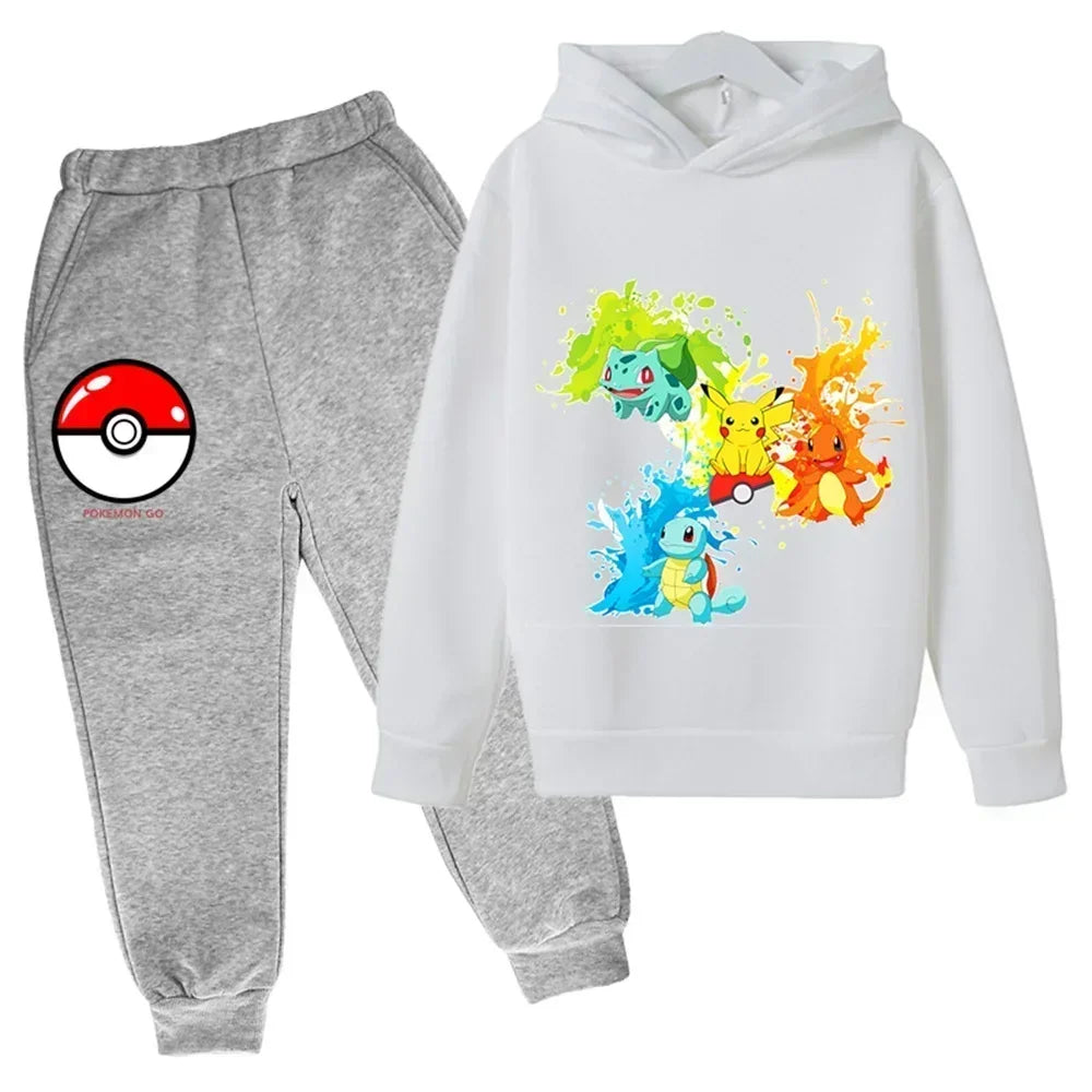 Tracy – Pikachu Kids Hoodie and Pants Set for Maximum Comfort & Style