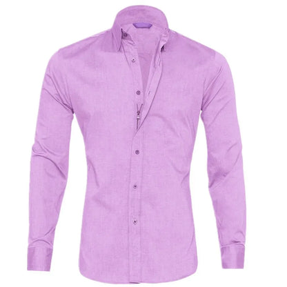 Clive – Men's Casual Slim Cotton Shirt