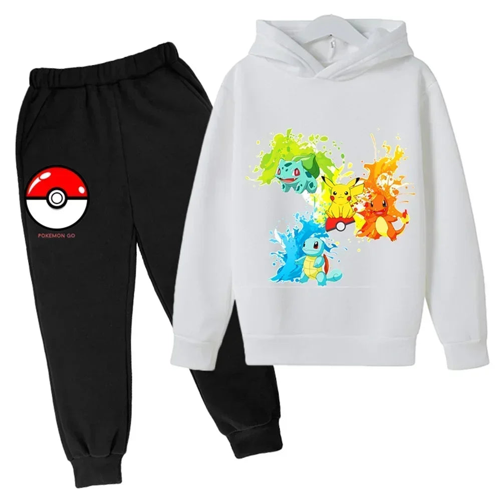 Tracy – Pikachu Kids Hoodie and Pants Set for Maximum Comfort & Style