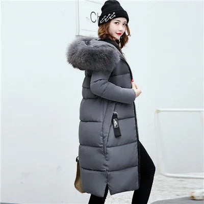 Danielle – Women's Down Parka with Large Fur Collar