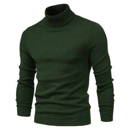 Gilbert – Men's Solid Turtleneck Sweater