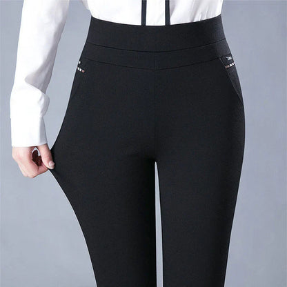 Melanie – Women's Sleek High-Waisted Pencil Pants