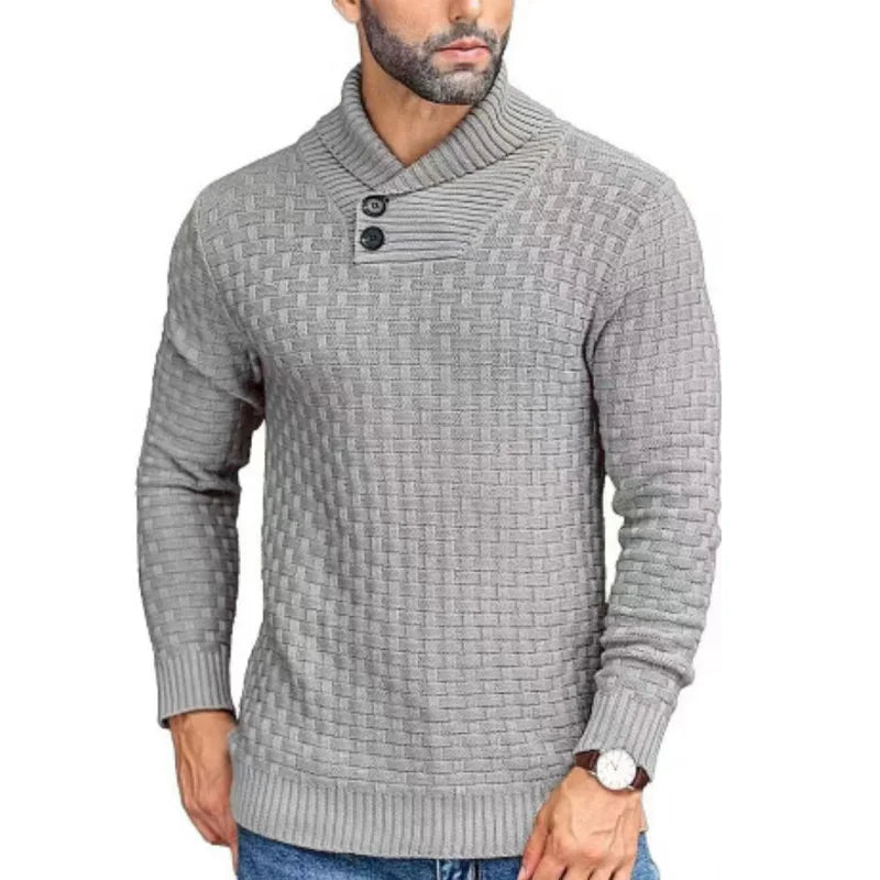 Timothy – Men's Cozy Monochrome Turtleneck Sweater