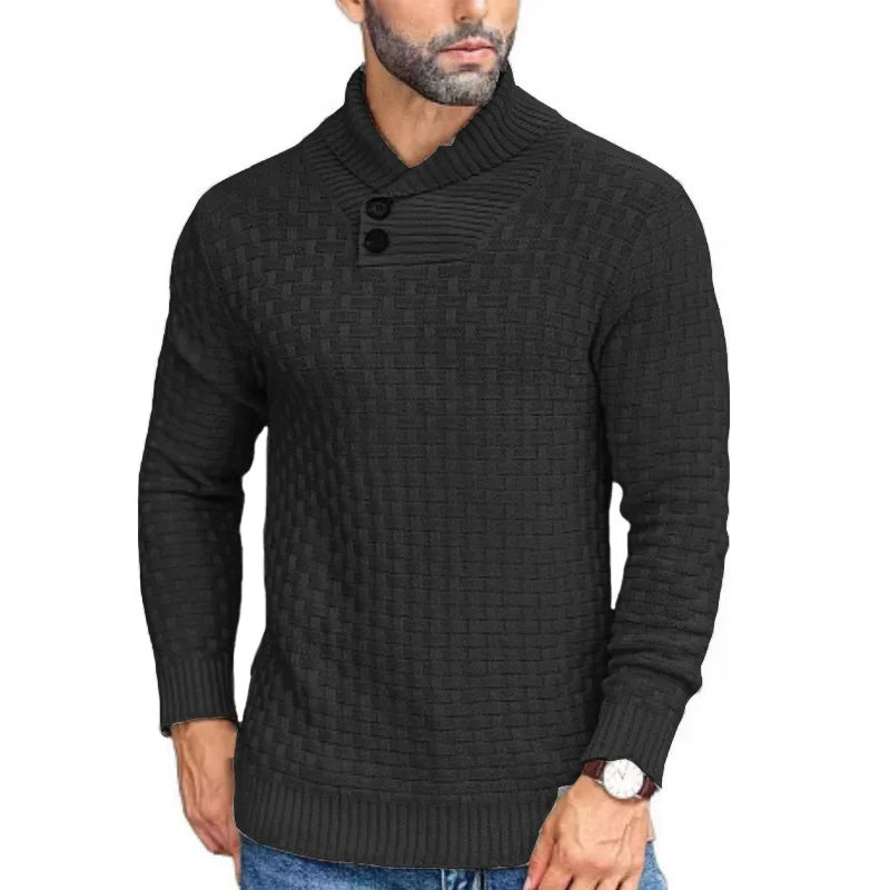 Timothy – Men's Cozy Monochrome Turtleneck Sweater