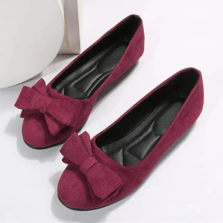 Juliet – Women's Elegant Bow Accent Flats