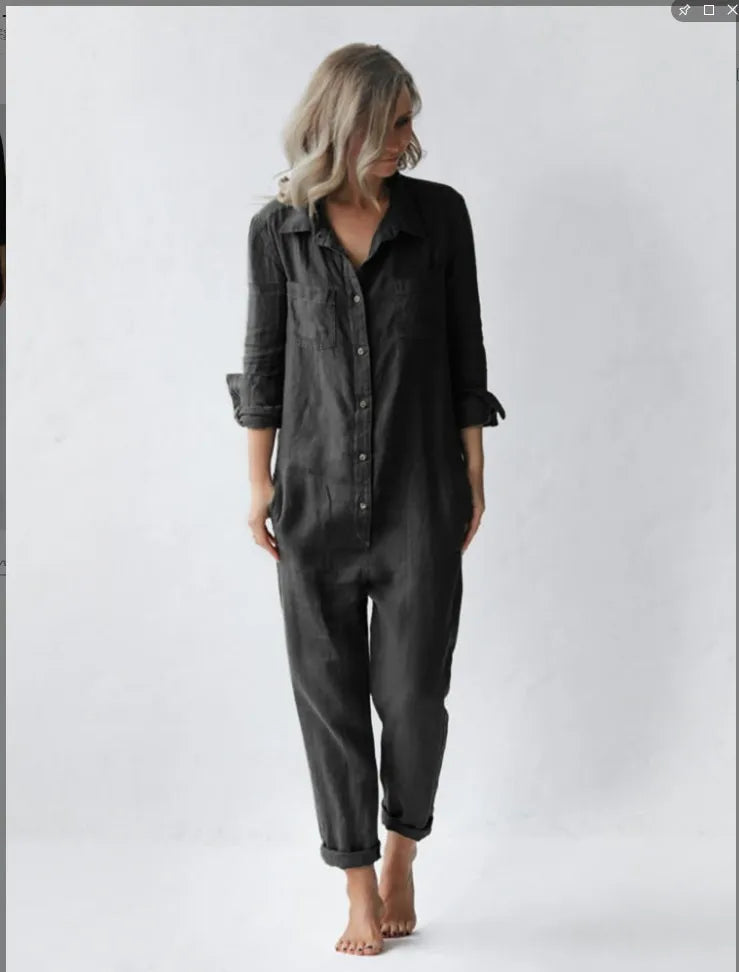 Emma – Casual Jumpsuit for Fall and Winter