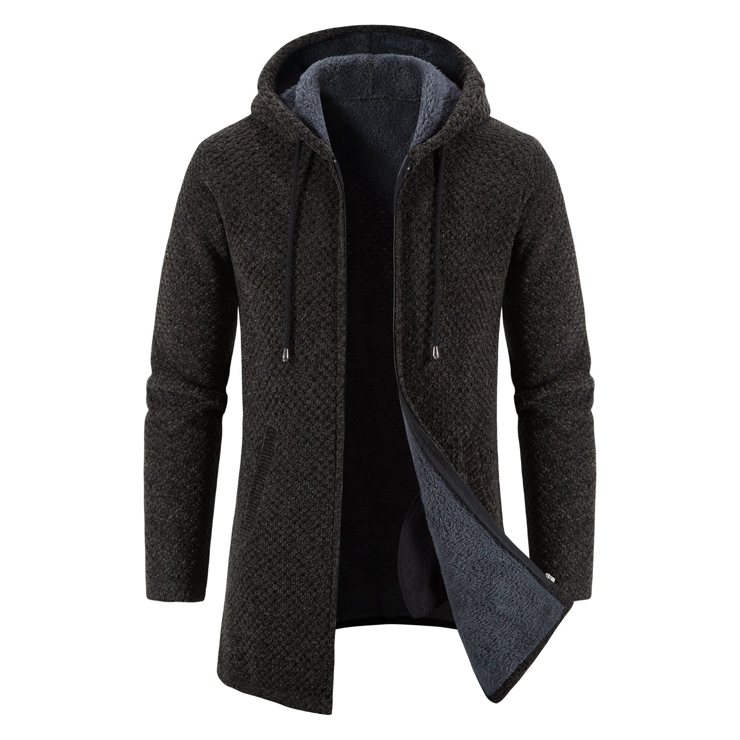 Gavin – Men's Warm, Stylish Winter Trench Coat with Hood