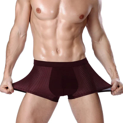 Winston – Men's Breathable Bamboo Fiber Boxers 4-Pack