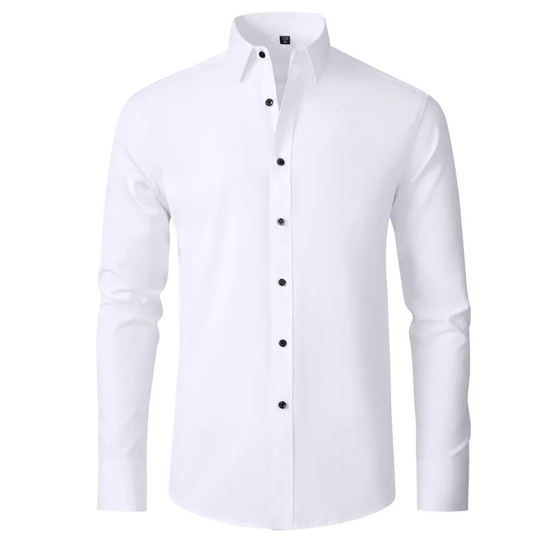 Joel – Men's Stretchable Slim-Fit Dress Shirt