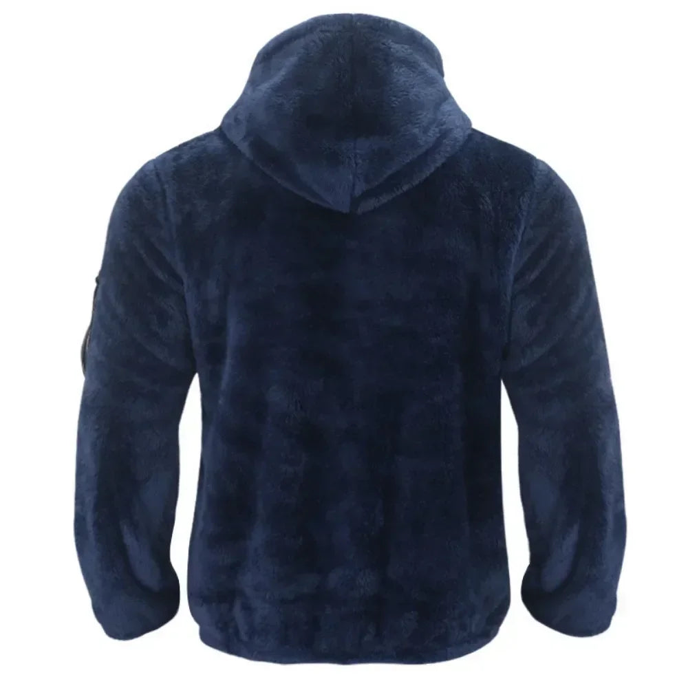 Derek – Men's Comfortable & Elegant Double-Sided Fleece Hoodie