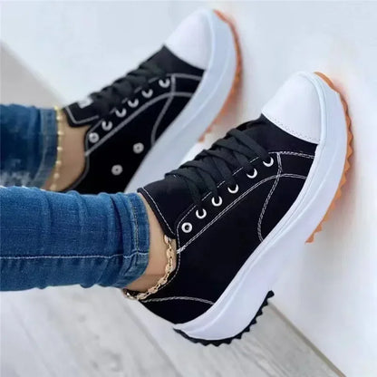 Danielle – Women's Patterned Canvas Sneakers