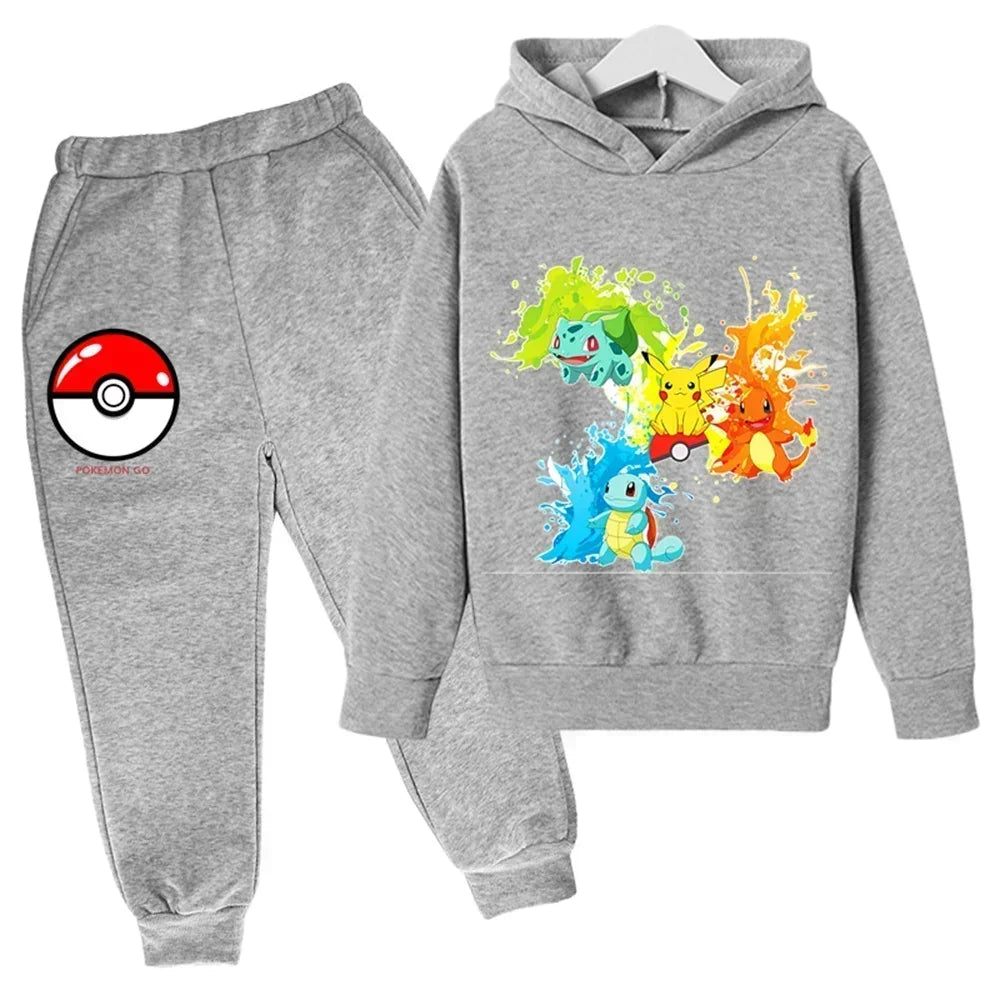 Tracy – Pikachu Kids Hoodie and Pants Set for Maximum Comfort & Style