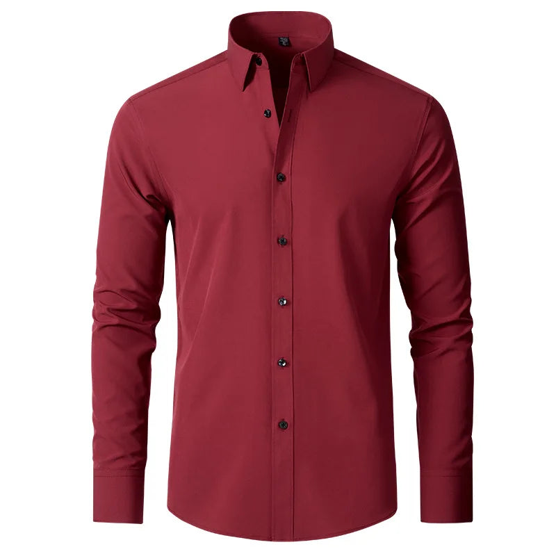 Joel – Men's Stretchable Slim-Fit Dress Shirt