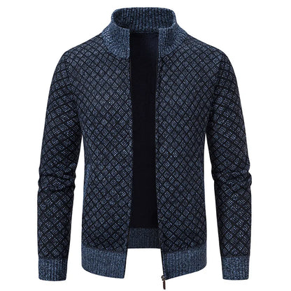 Jonathan – Men's Plush Fleece Cardigan with Zip