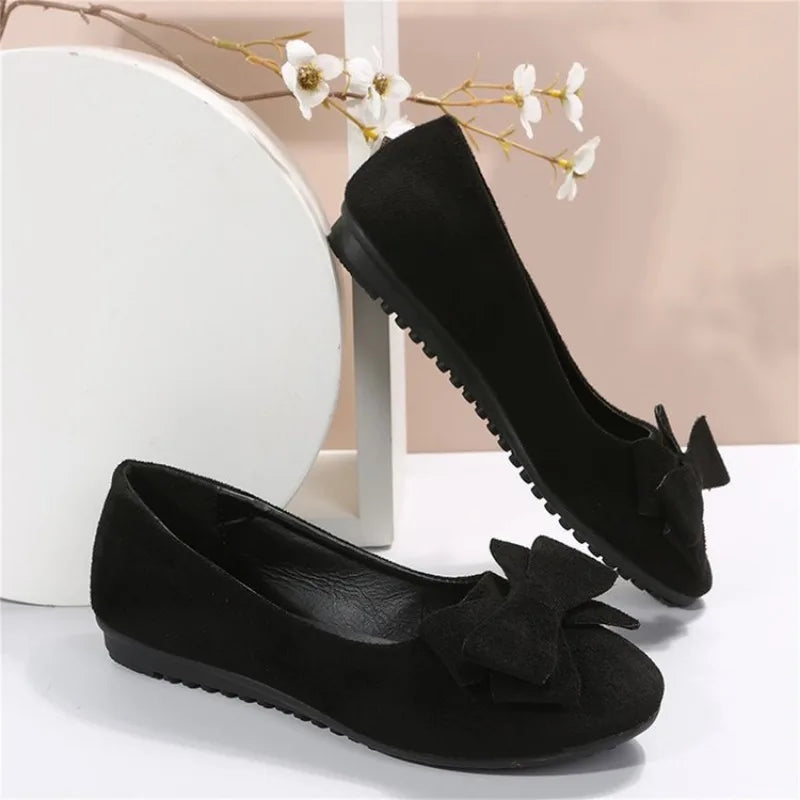 Juliet – Women's Elegant Bow Accent Flats