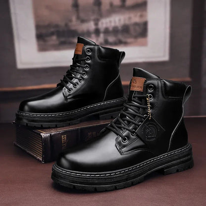 Shane – Men's Vegan Leather Motorcycle Boots