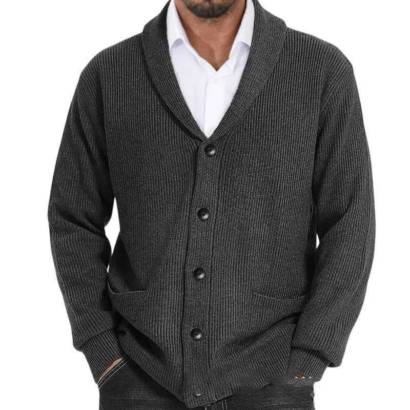 Cliff – Men's Vintage Cardigan Sweater