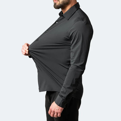 Joel – Men's Stretchable Slim-Fit Dress Shirt