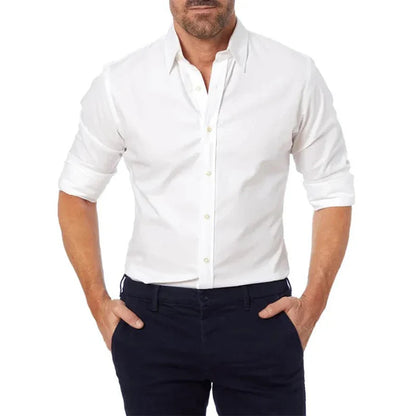 Clive – Men's Casual Slim Cotton Shirt